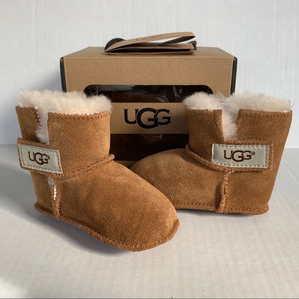 UGG ERIN Infant Bootie, Chestnut, Size S, 6-12 Mos